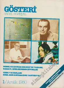 Hürriyet Gösteri Sanat Edebiyat Dergisi - Dosya: Nobel Kazanan Milosz'ın Yaşamı, Sanatı, Şiirlerinden Çeviriler - Türk Yazarları Ödül Mekanizmasını Tartışıyor - Sayı: 1    1  Aralık