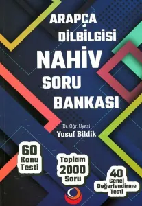 Arapça Dilbilgisi Nahiv Soru Bankası (2000 Soru, 60 Konu Testi, 40 Genel Değerlendirme Testi)