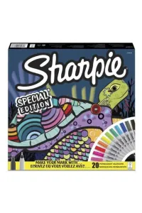 Sharpie Fine Permanent markör 20li Karışık kutu- Kaplumbağa