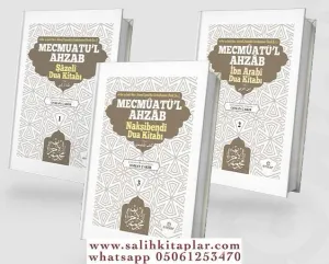Mecmuatül Ahzab - Şazeli Dua Kitabı 3 Cilt Takım