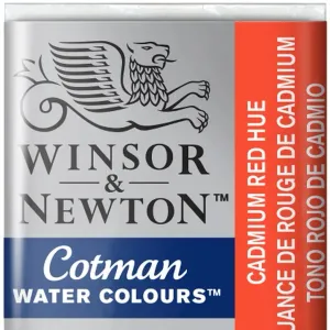 Winsor & Newton Cotman Sulu Boya Yarım Tablet Cadmium Red Hue 095