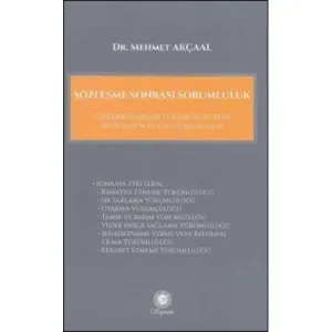 Sözleşme Sonrası Sorumluluk