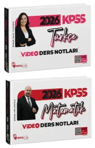 Hoca Kafası Yayınları 2026 KPSS Türkçe ve Matematik Video Ders Notları 2'li Set