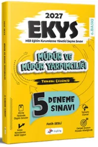 Dizgi Kitap Yayınları 2027 MEB EKYS Müdür ve Müdür Yardımcılığı Tamamı Çözümlü 5`li Deneme