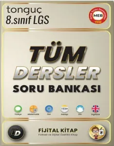 Tonguç Akademi 8. Sınıf LGS Tüm Dersler Fijital Kitap Soru Bankası
