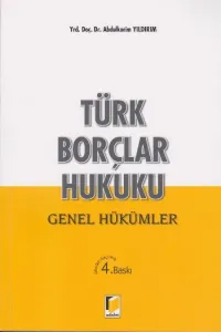 Türk Borçlar Hukuku Genel Hükümler