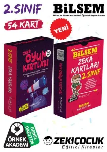 Zeki Çocuk 2. Sınıf Bilsem Zeka Kartları