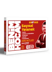 Benim Hocam Yayınları 2027 AGS Sayısal Yetenek Ders Notları