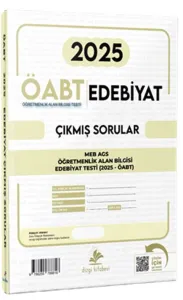 Dizgi Kitap Yayınları 2025 MEB AGS ÖABT Edebiyat Video Çözümlü Sınavı Tek Fasikül Orijinal Çıkmış Sorular