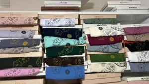 Mührü Şerif ve Nalini Şerif  Baskılı Şal