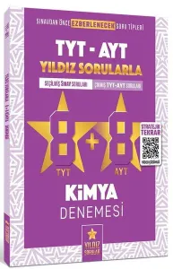 Yıldızlı Sorular TYT AYT Kimya 8+8 Deneme Video Çözümlü