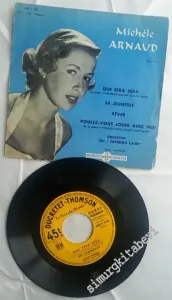 45 RPM SINGLE PLAK VINYL: Michèle Arnaud - Que Sera Sera, Volume 6 -        1956