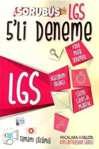 Çözüm Hocalara Geldik LGS Sorubüs 5li Deneme Konsantrasyon Serisi-YENİ