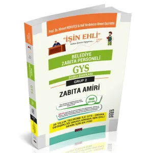 GYS Belediye Zabıta Personeli Zabıta Amiri Soru Bankası