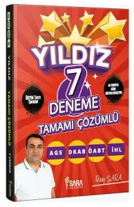 Şara Akademi 2026 ÖABT MEB-AGS Din Kültürü ve Ahlak Bilgisi Yıldız 7 Deneme Çözümlü