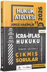 Dizgi Kitap Yayınları 2026 Hukuk Atölyesi Hakimlik HMGS İcra İflas Hukuku Tamamı Çözümlü Çıkmış Sorular
