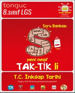 Tonguç Akademi 8. Sınıf T.C. İnkılap Tarihi ve Atatürkçülük Taktikli Soru Bankası