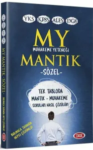 YKS KPSS ALES DGS My Mantık Sözel Data Yayınları 9786057511553