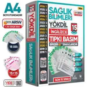 İnformal Yayınları 2026 İngilizce Yökdil Sağlık Bilimleri Tıpkı Basım 15'li Deneme