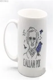 Kupa (Porselen) - Portreler Serisi - Edgar Allan Poe
