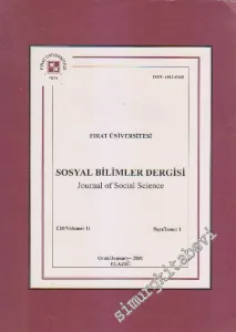 Sosyal Bilimler Dergisi - Sayı: 1  Cilt: 11    Ocak - January