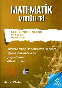 Artınet 1. Derece Denklemler, Eşitsizlikler, Mutlak Değer