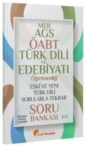 Özdil Akademi ÖABT MEB-AGS Türk Dili ve Edebiyatı Eski ve Yeni Türk Dili Sorularla Tekrar Soru Bankası Çözümlü