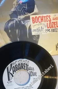 45 RPM SINGLE PLAK VINYL: Fritz Muliar - Bochtes Und Lozelach -        1961