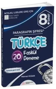 Paragrafın Şifresi 8. Sınıf LGS Türkçe Denemeleri 5 Sarmal 15 Genel
