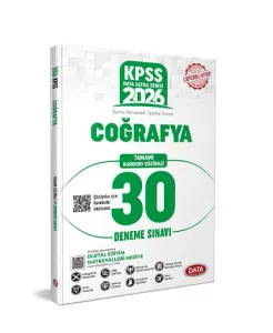 Data Yayınları 2026 KPSS Ultra Serisi Coğrafya 30 Deneme Sınavı