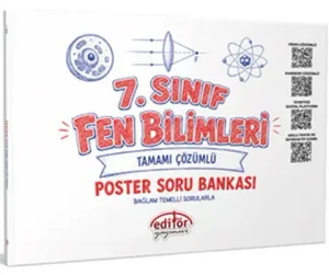 Editör Yayınları 7. Sınıf Fen Bilimleri Poster Soru Bankası