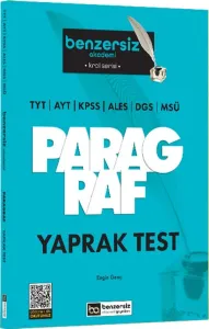 TYT AYT KPSS ALES DGS MSÜ KRAL SERİSİ BENZERSİZ PARAGRAF YAPRA 2027