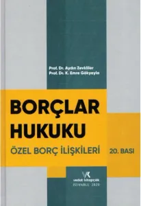 Borçlar Hukuku Özel Borç İlişkileri