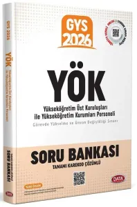 Data Yayınları 2026 Yükseköğretim Üst Kuruluşları ile Yükseköğretim Kurumları Personeli GYS Soru Bankası - Karekod Çözümlü