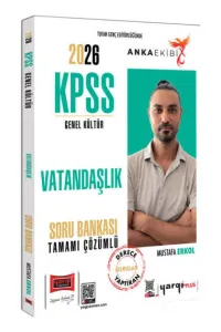 Yargı Yayınları 2026 KPSS Genel Kültür Vatandaşlık Tamamı Çözümlü Soru Bankası