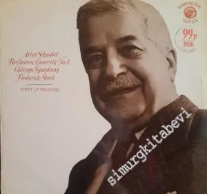 33 LP PLAK VINYL: Artur Schnabel, Chicago Symphony, Frederick Stock / Beethoven - Concerto No. 4 -