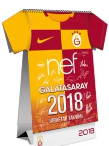 Galatasaray 2018 Forma Kesimli Taraftar Masa Takvimi - İADESİZ