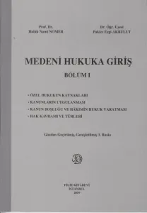Medeni Hukuka Giriş Bölüm 1