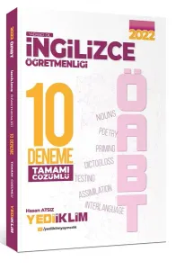 2022 ÖABT İngilizce Öğretmenliği Tamamı Çözümlü 10 Deneme