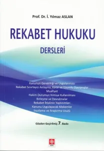 Rekabet Hukuku Dersleri