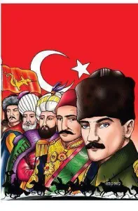 Şanlı Türk Devletleri Hun İmparatorluğundan Türkiye Cumhuriyetine - Çizgi Roman-