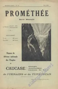 Prométhée - Organe de défense nationale des  Peuples du Caucase de l'Ukraine et du Turkestan -        1929