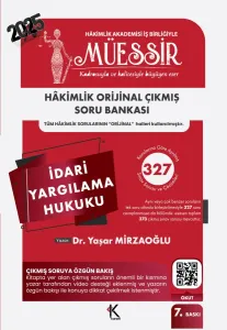 MÜESSİR Hakimlik İdari Yargılama Hukuku Soru Bankası