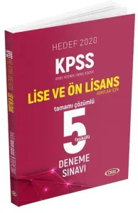 Data KPSS Lise ve Önlisans Tamamı Çözümlü 5 Deneme-YENİ