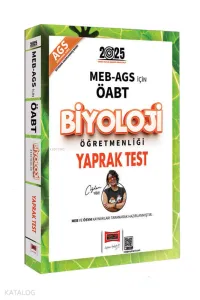Yargı Yayınları 2025 MEB-AGS ÖABT Biyoloji Öğretmenliği Yaprak Test