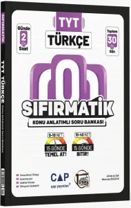 Çap Yayınları TYT Türkçe Sıfırmatik Konu Anlatımlı Soru Bankası