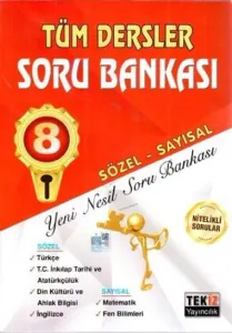 Tekiz 8. Sınıf Tüm Dersler Sözel Sayısal Soru Bankası-YENİ
