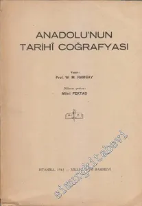 Anadolu'nun Tarihi Coğrafyası -        1960