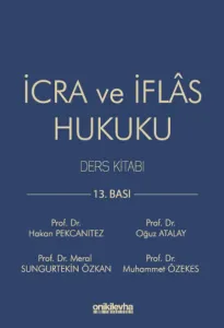 İcra ve İflas Hukuku Ders Kitabı
