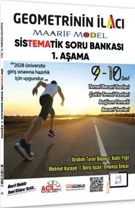 Acil TYT AYT Geometrinin İlacı Maarif Model Sistematik Soru Bankası 1. Aşama